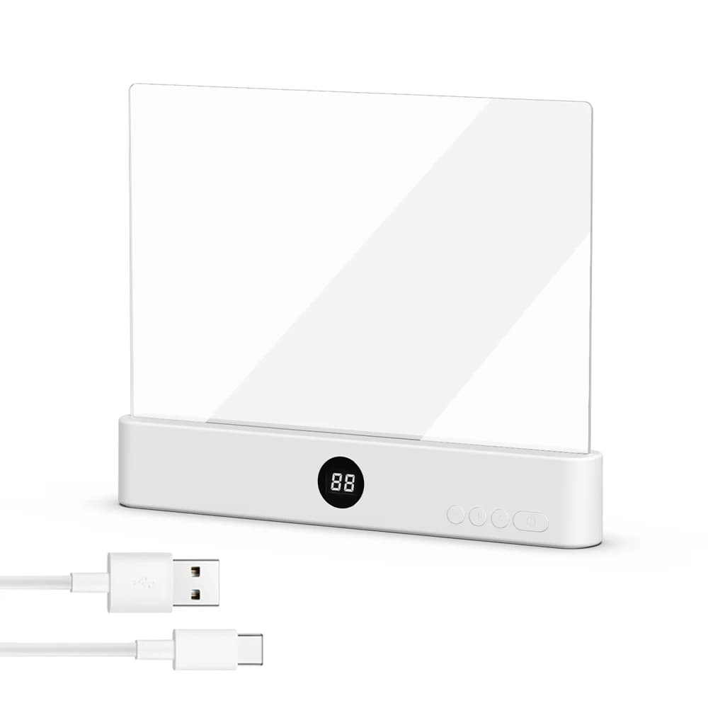 LED Flat Panel Reading Light with USB Charging