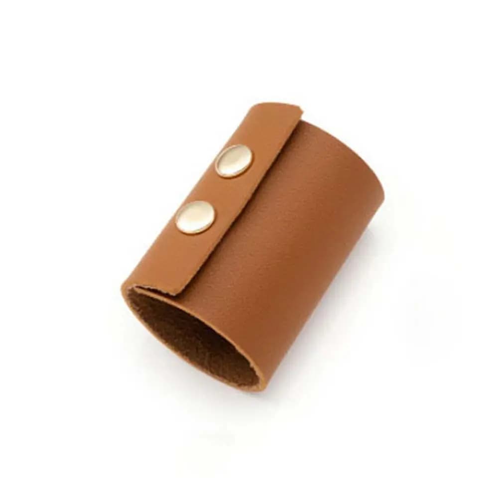 Hair Accessories Girl's Headwear Hair Wrap Korean Style Hair Cuff Ponytail Holder PU Leather Hair Band Women's hair clips