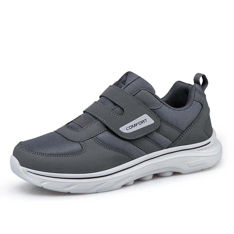 Men's Diabetic Shoes for Elder Orthopedics Feet Swollen Adjustable Walking Shoe Casual Sneakers Elderly Foot Pain Relief