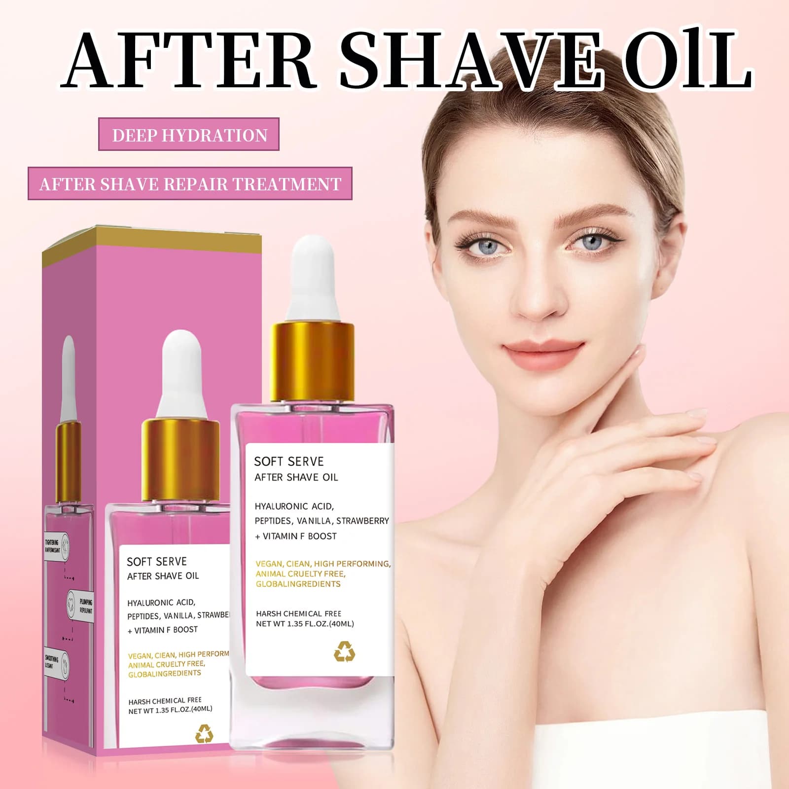Strawberry Vanilla After Shave Oil