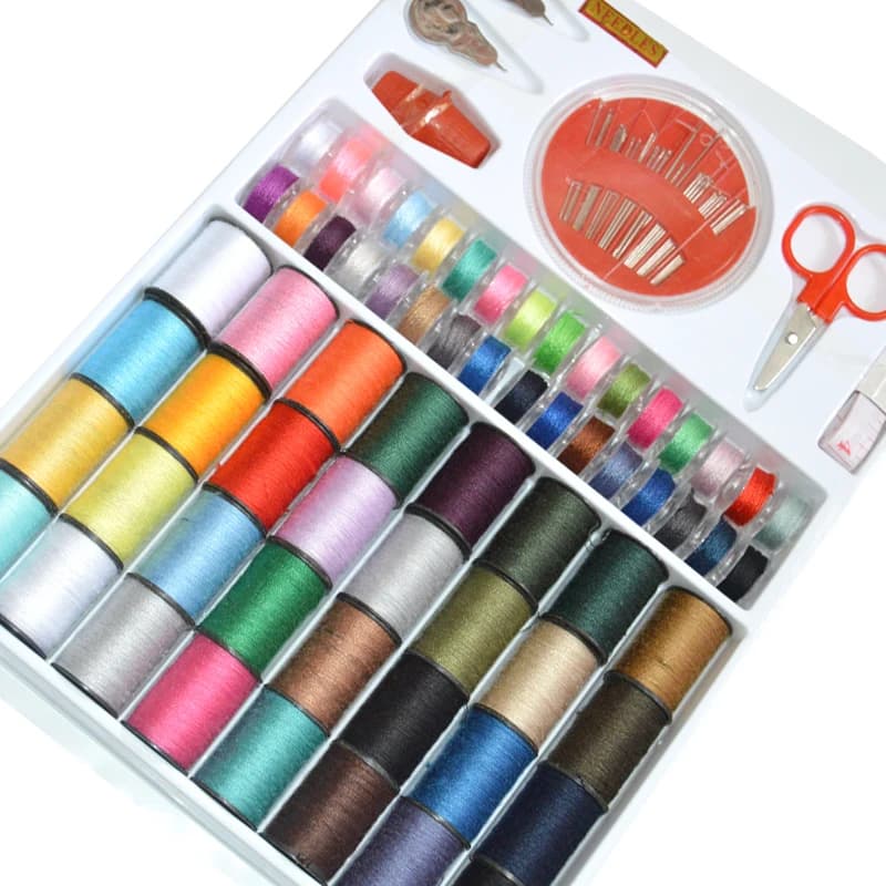 64 Color Hand Sewing Thread Kit
