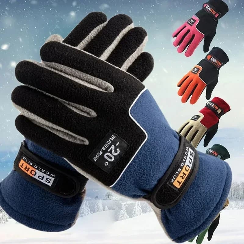Winter Thermal Gloves for Skiing and Cycling