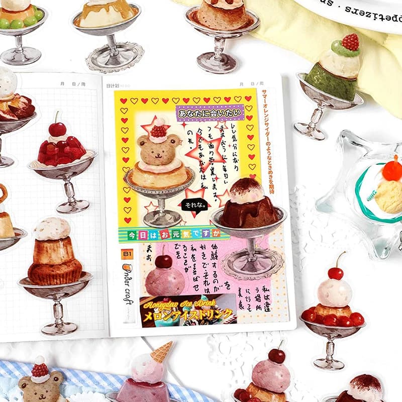 Juice Dessert Sticker Sheets