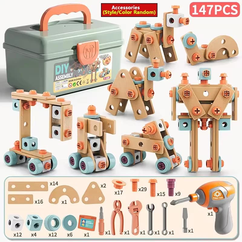 Kids Tool Set DIY Nut Assembly Toy