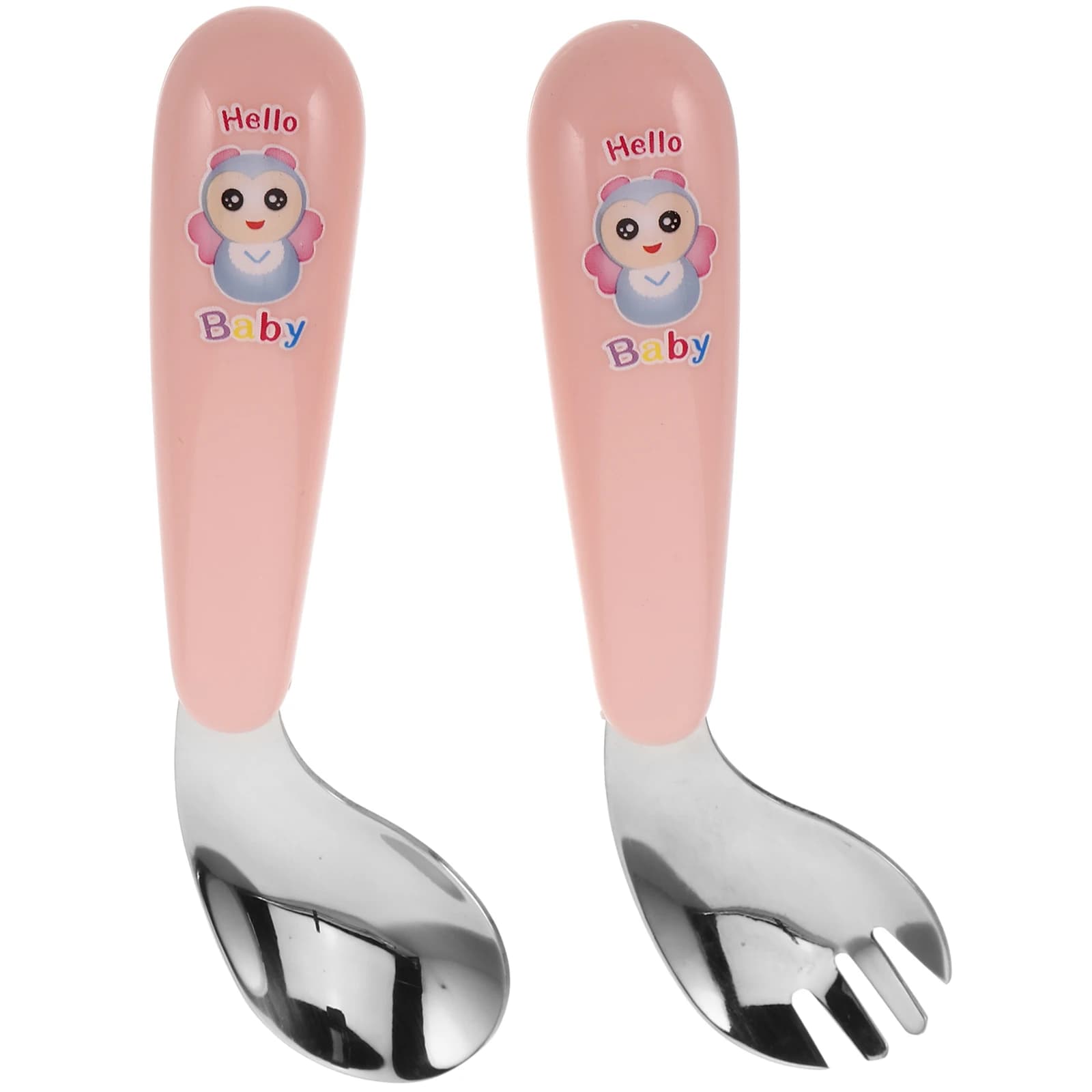 Curved Spoon Children's Stainless Steel Utensil Set