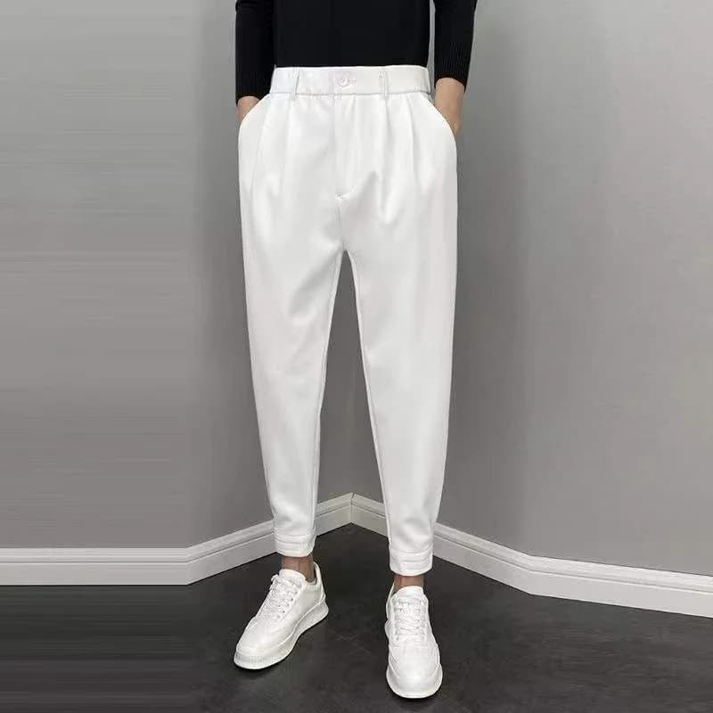 Men's Draped Fluid Dress Trousers