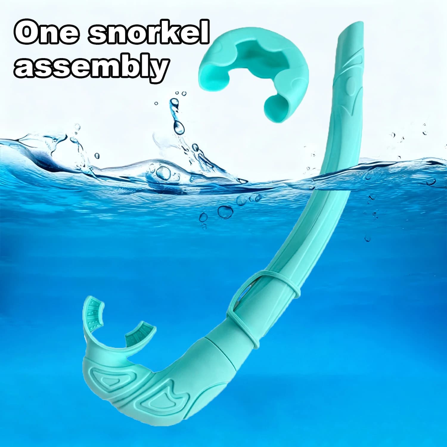 Retractable Soft Silicone Snorkel
