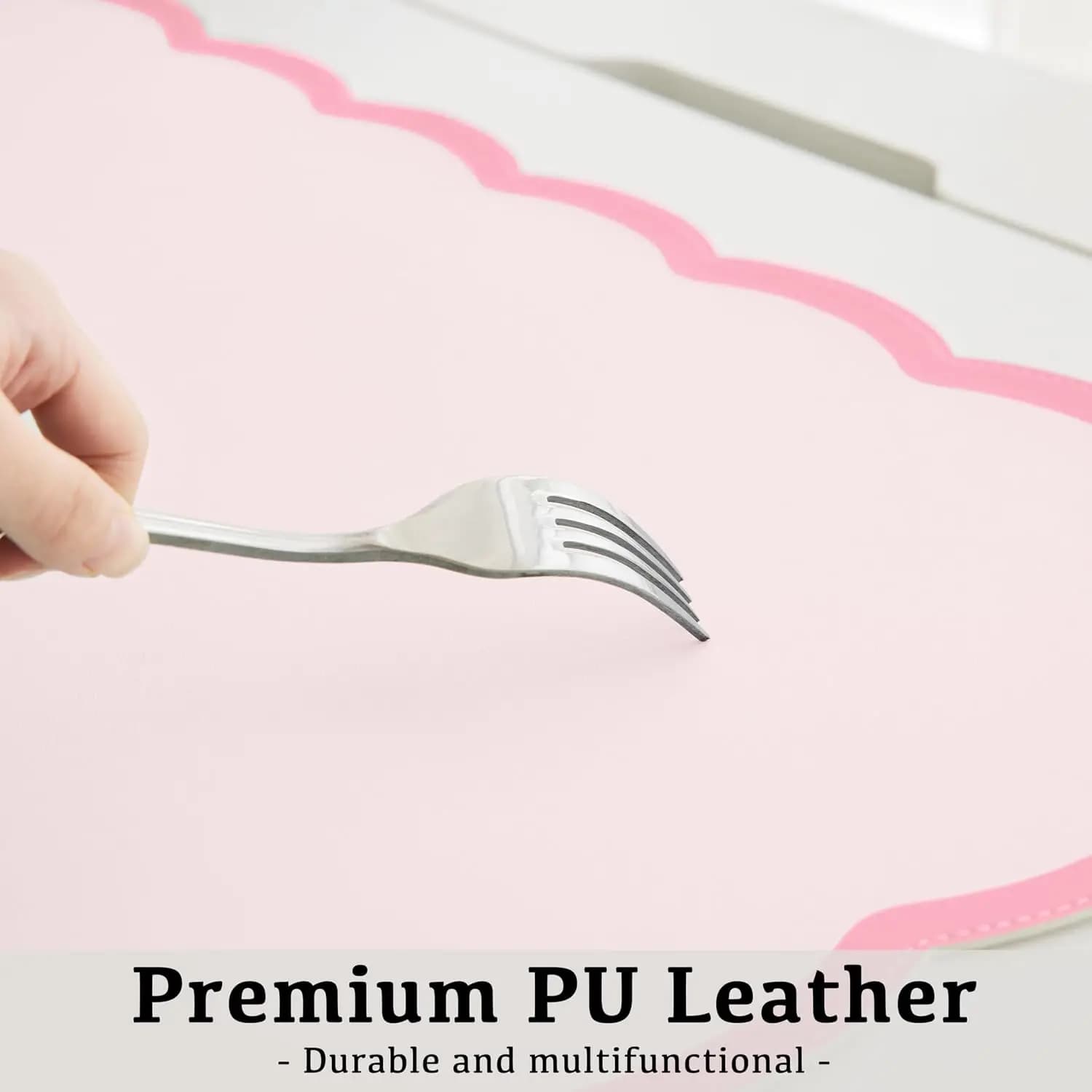 Scalloped Large Desk Mat