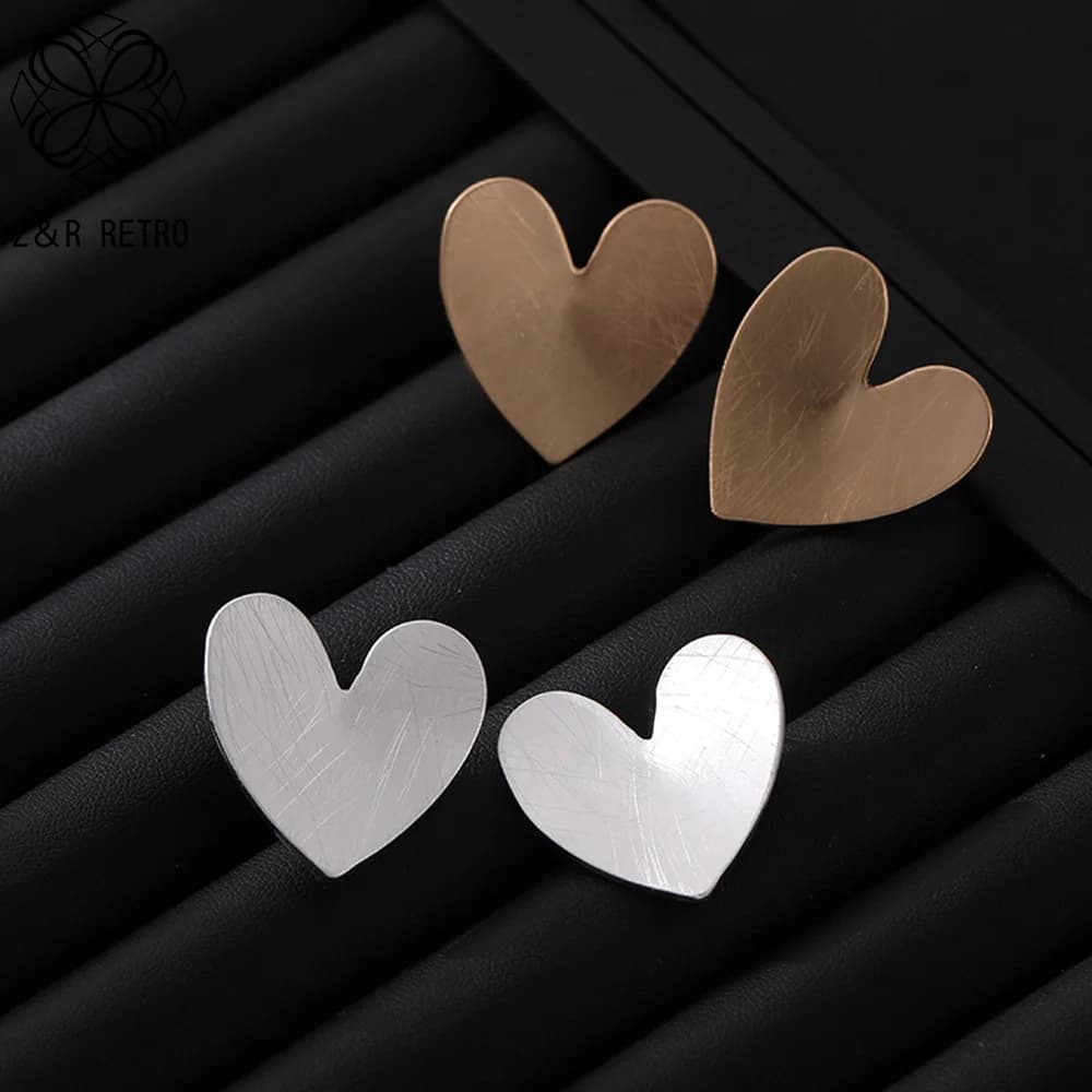 Heart Stud Earrings