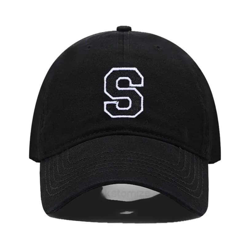 Embroidered Initial Baseball Cap