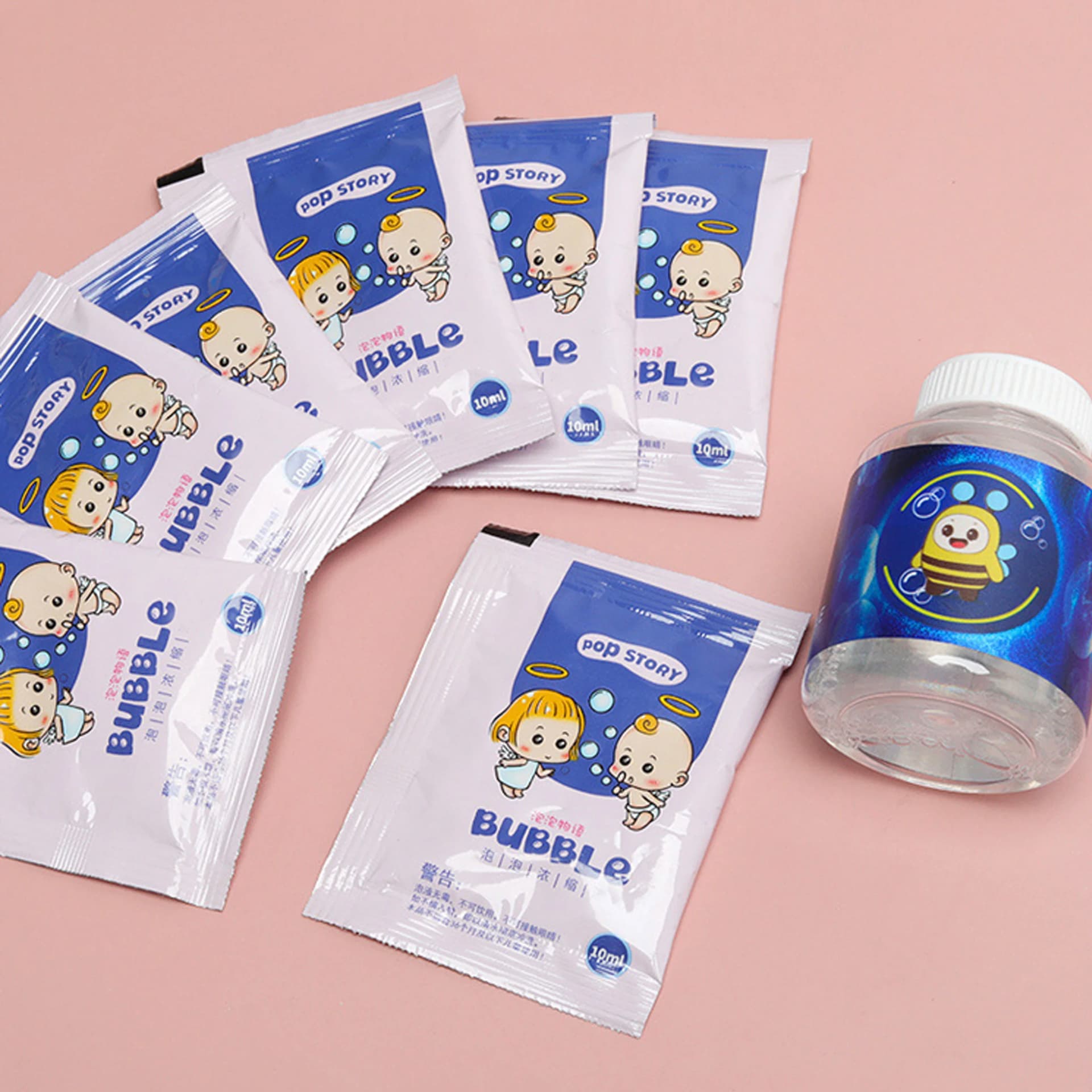 Bubble Machine Concentrate Liquid Granules Refill