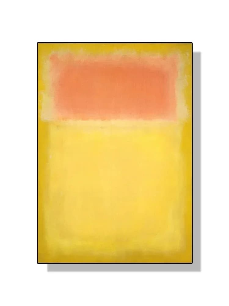 Abstract Colorfield Canvas Wall Art Print