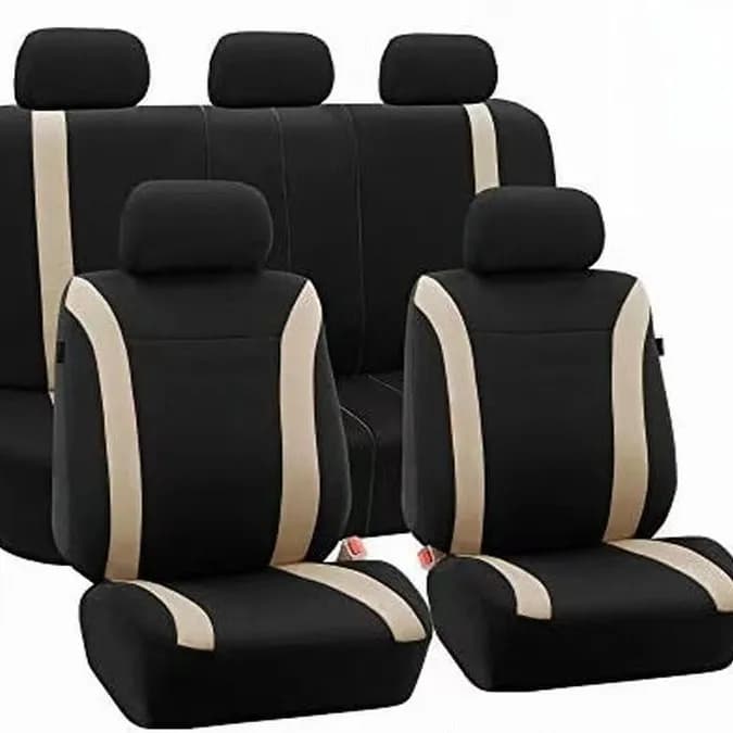 Seat Covers Breathable Car Seat Cover Full Set Universal Automotive Interior Cover Fit for Car SUV Truck Van, Interior Upgrade