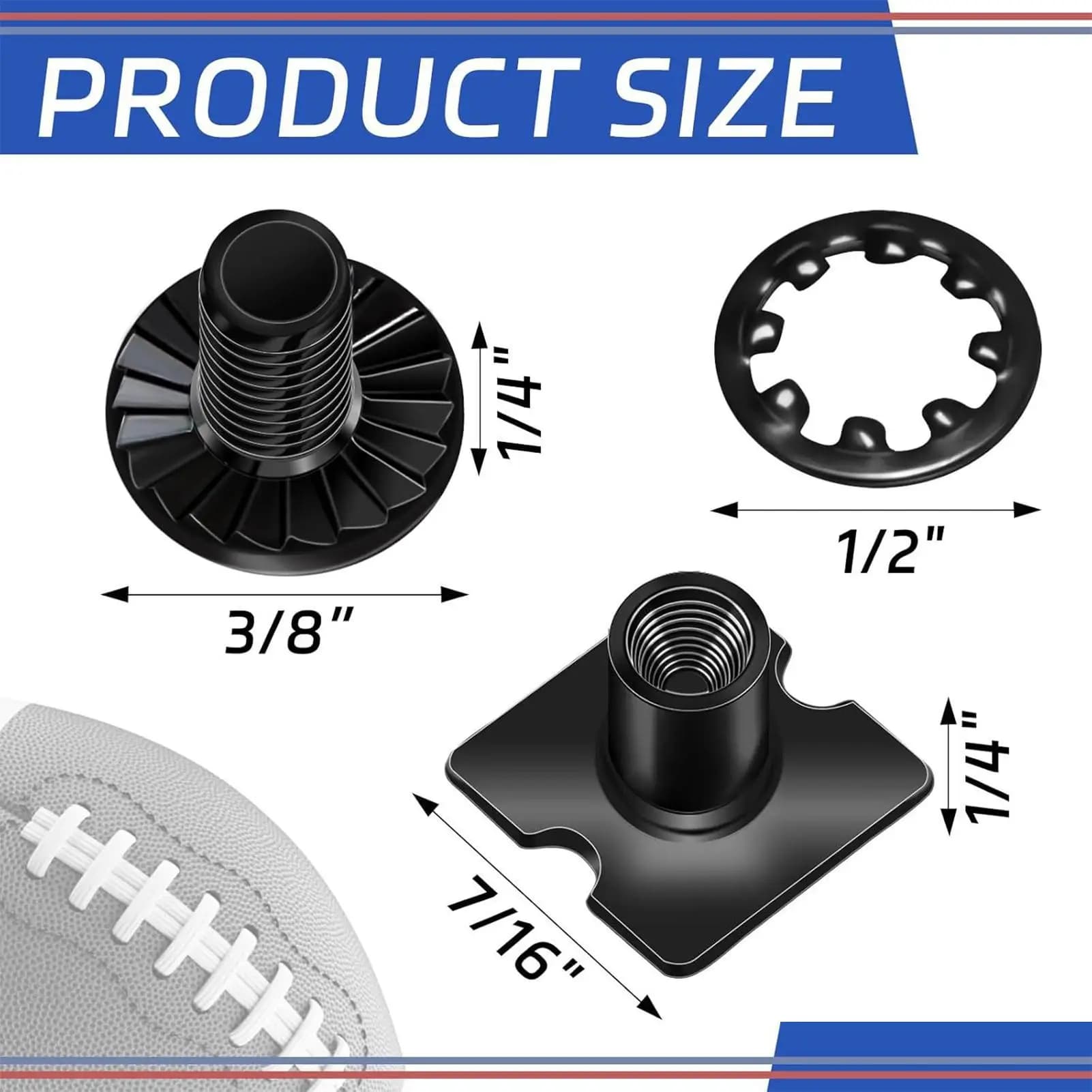 Sports Gear Football Helmet Backplate Screws