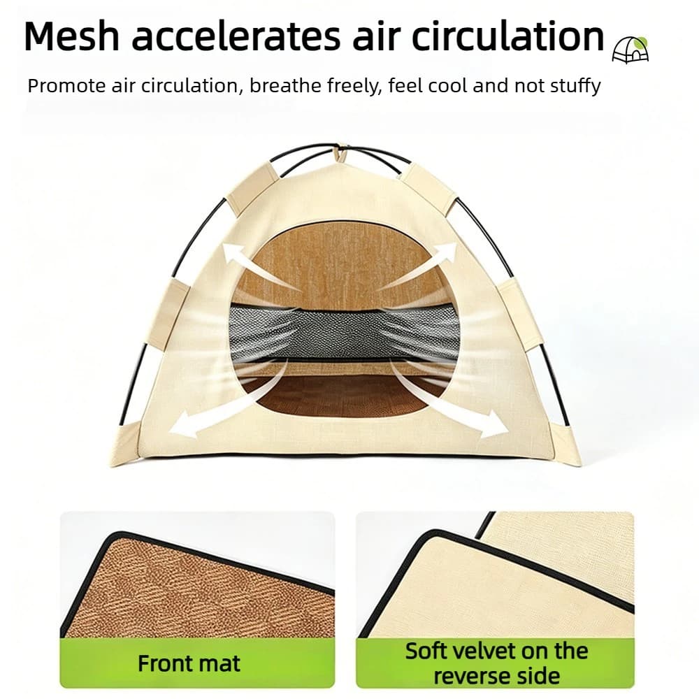Folding Pet Tent Bed