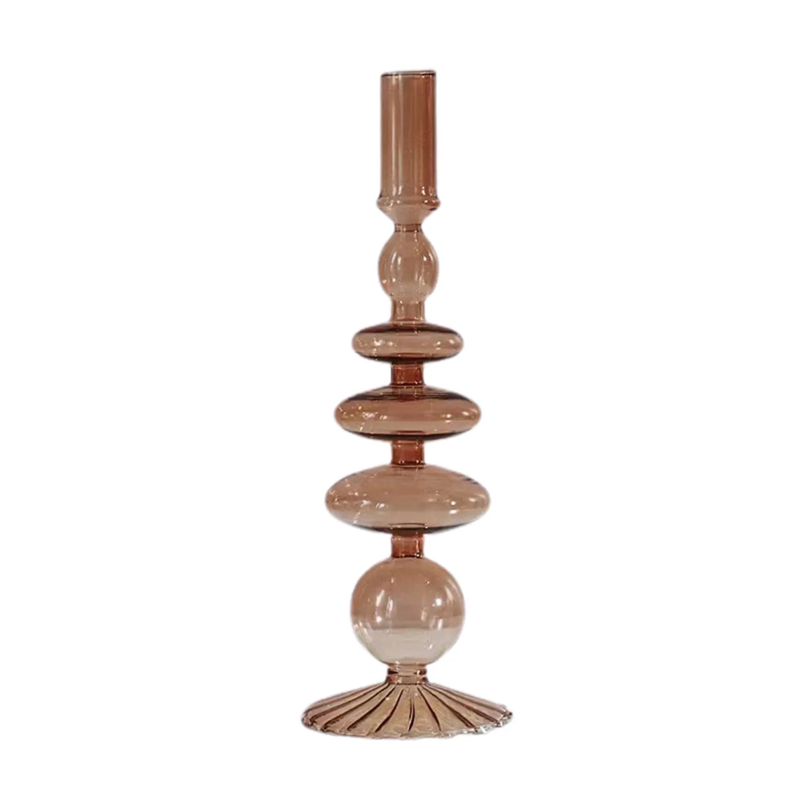 Modern Glass Flower Vase Centerpiece