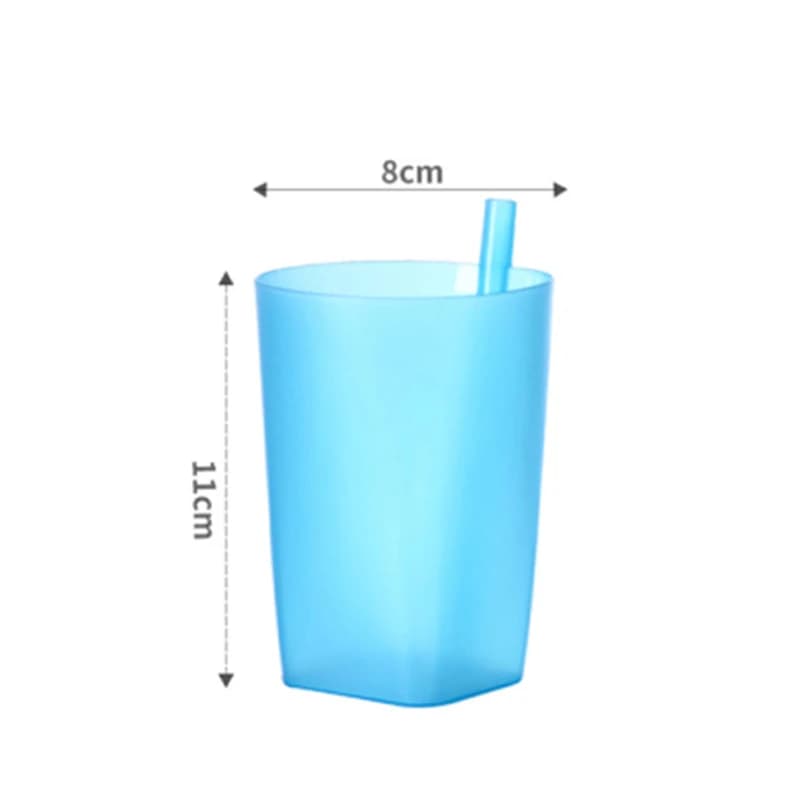 Candy Color Baby Sippy Cup with Straw
