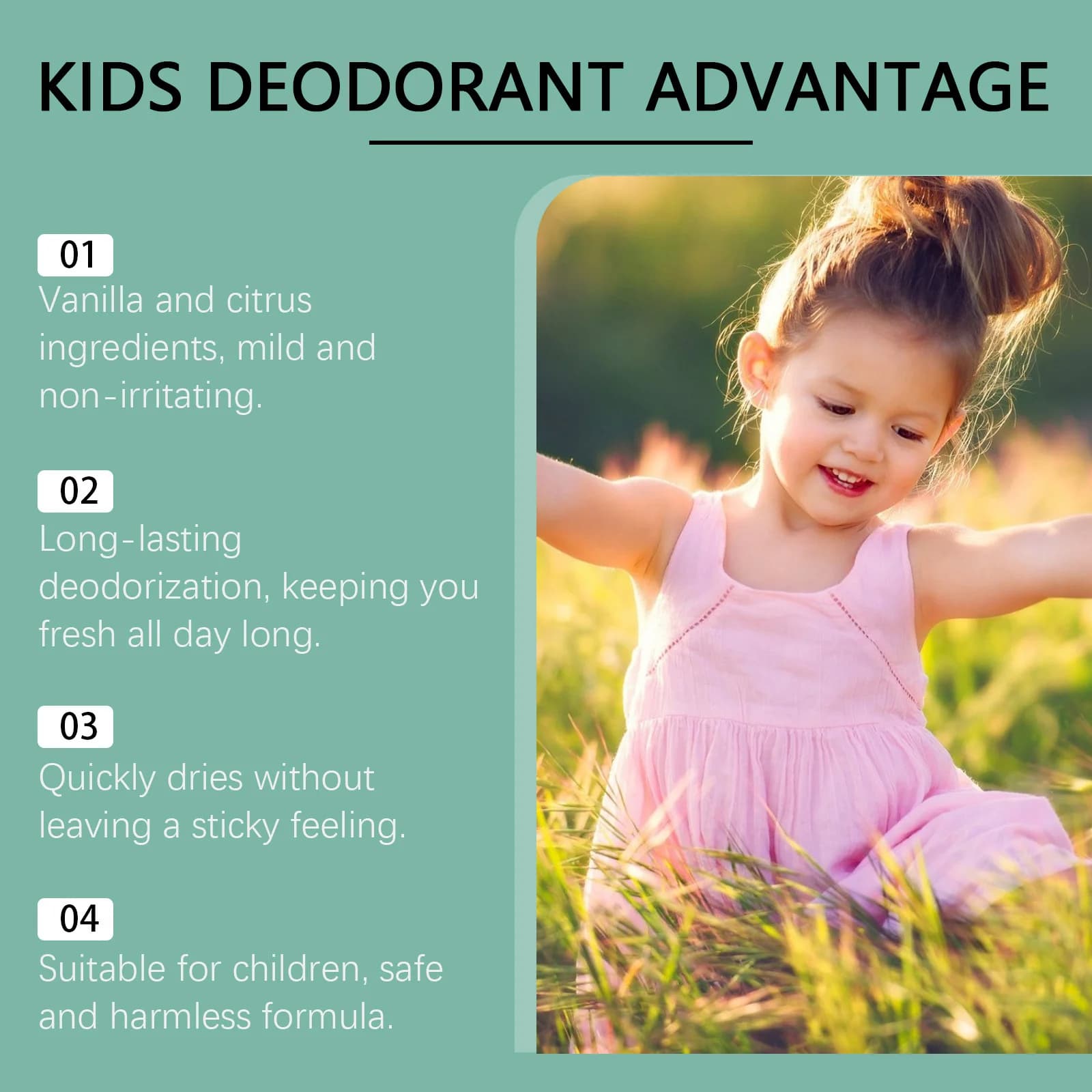 Underarm Deodorant Stick with Antiperspirant