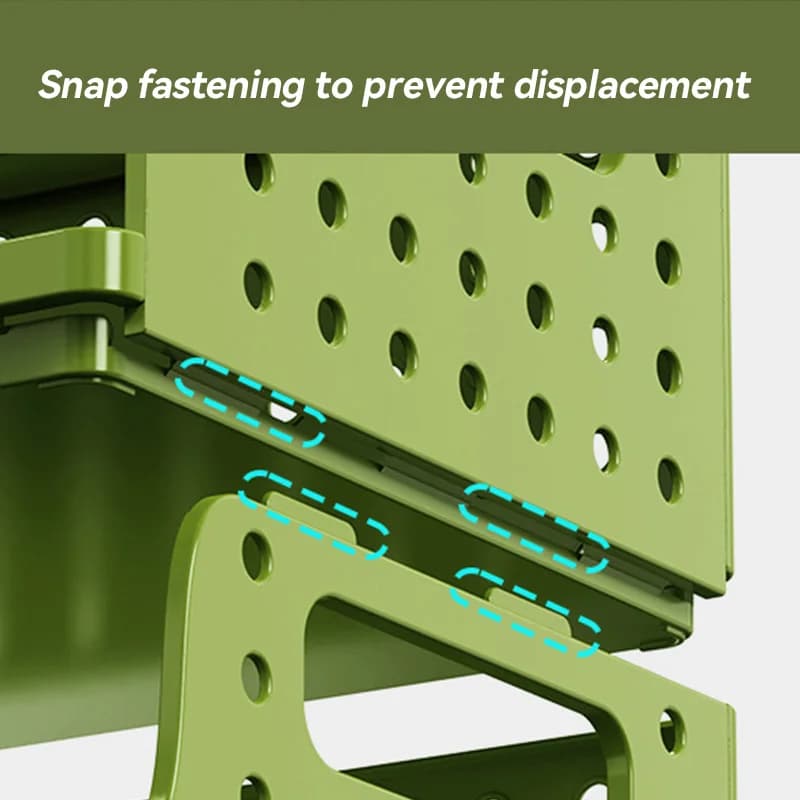 3-Tier Stackable Desk Organizer with Compartments