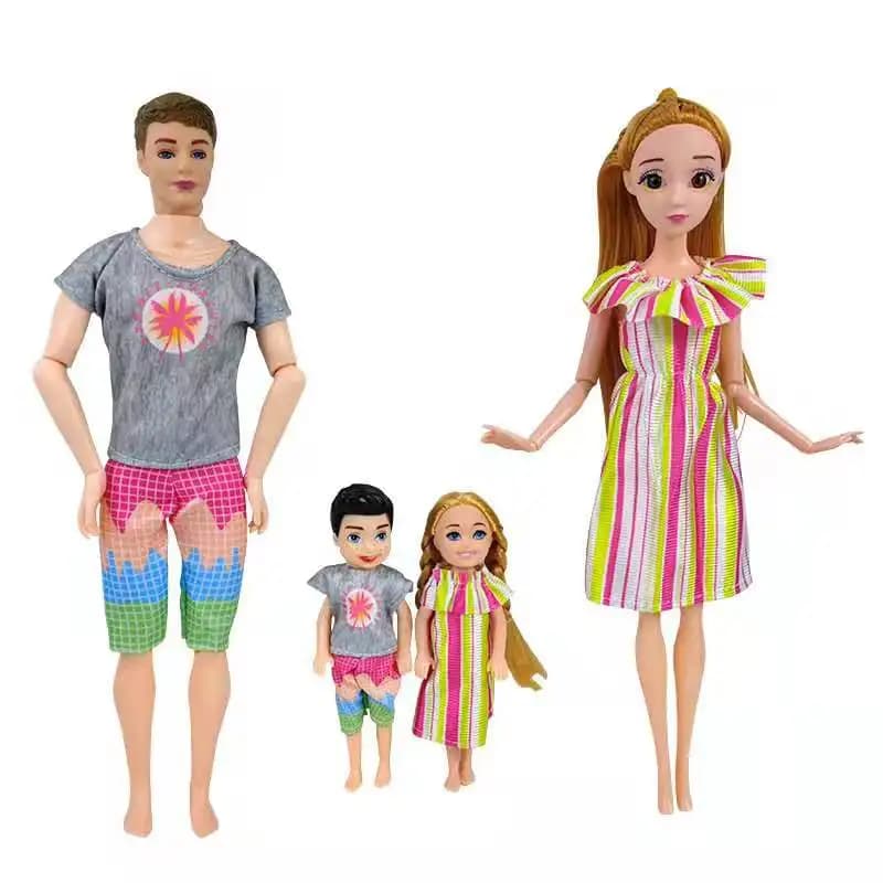 Doll Clothes Mini Dress Family Outfit Accessories
