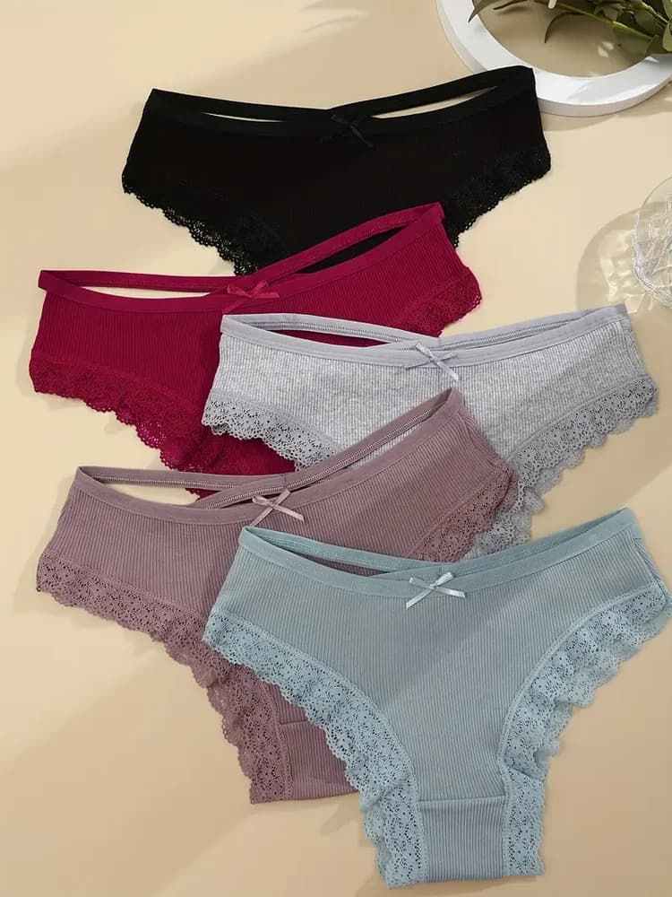 Women's Cotton Briefs Solid Color