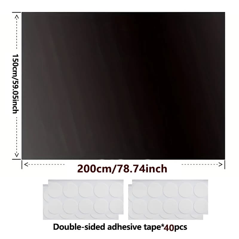 Blackout Window Film Self-Adhesive