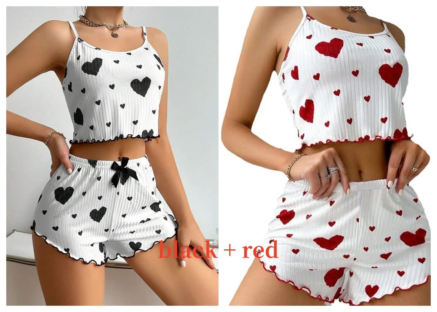 Women's Tank Top and Shorts Pajama Set
