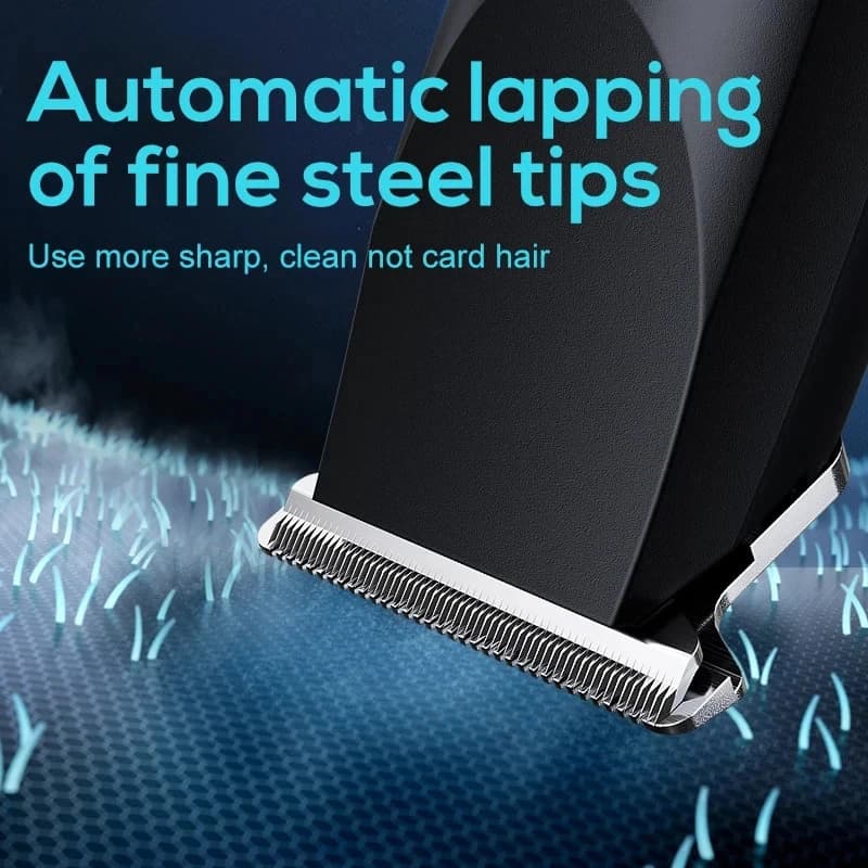 Electric Hair Trimmer with Adjustable Cutter Head
