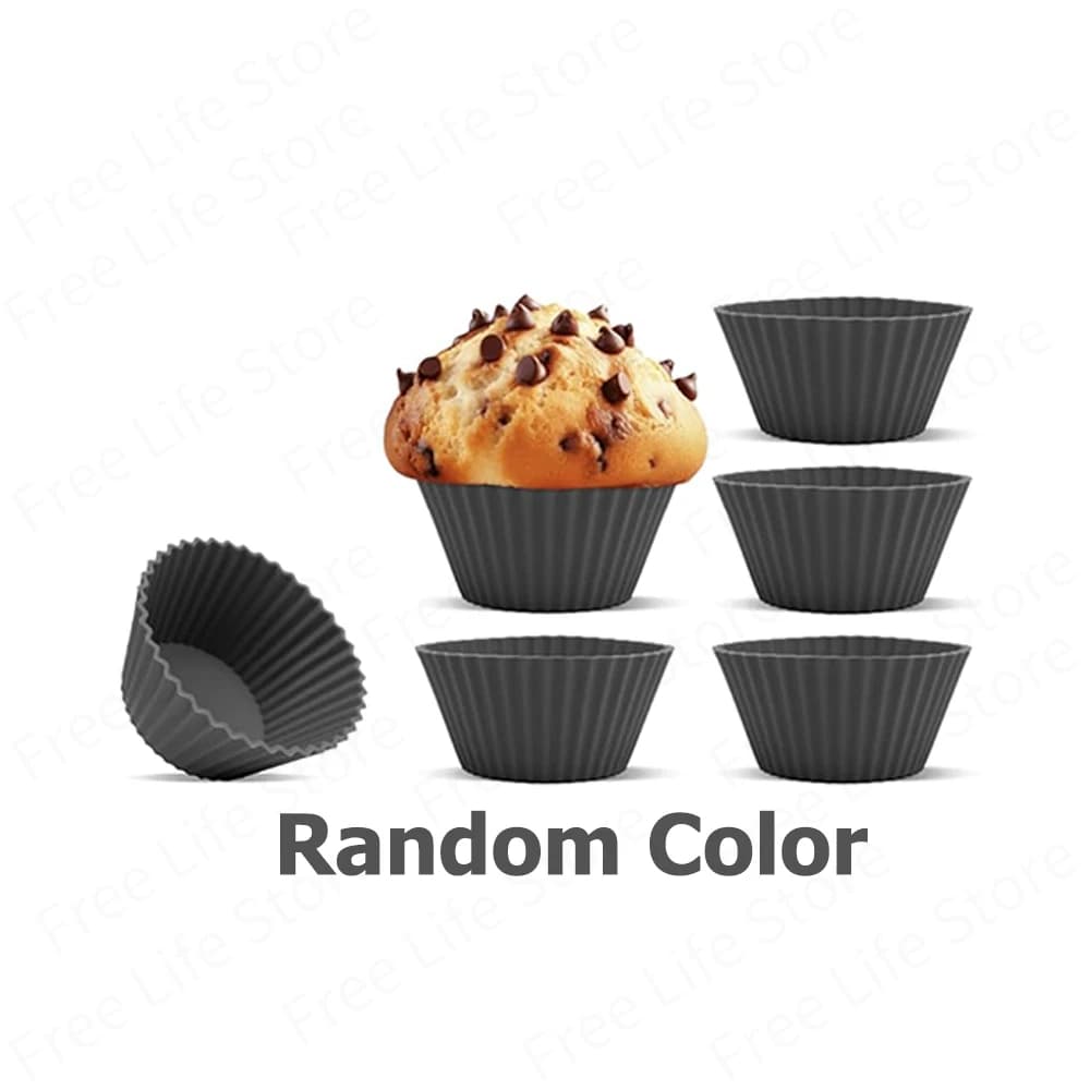 Air Fryer Accessories for Ninja Foodi Dual Zone DZ201 DZ401 AF300 AF400 7.6L-9.5L Silicone Basket/Muffin Cup/BBQ Rack/Gloves
