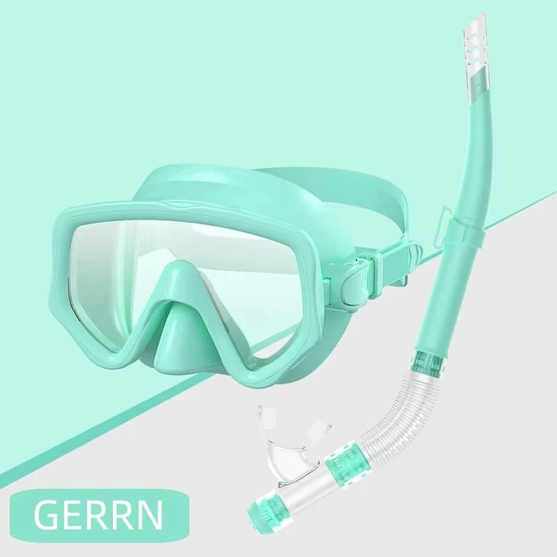 Adult Panoramic Diving Mask Snorkel Set