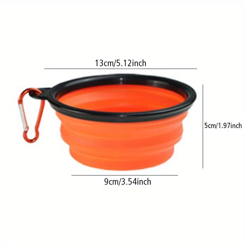 Collapsible Silicone Dog Bowl