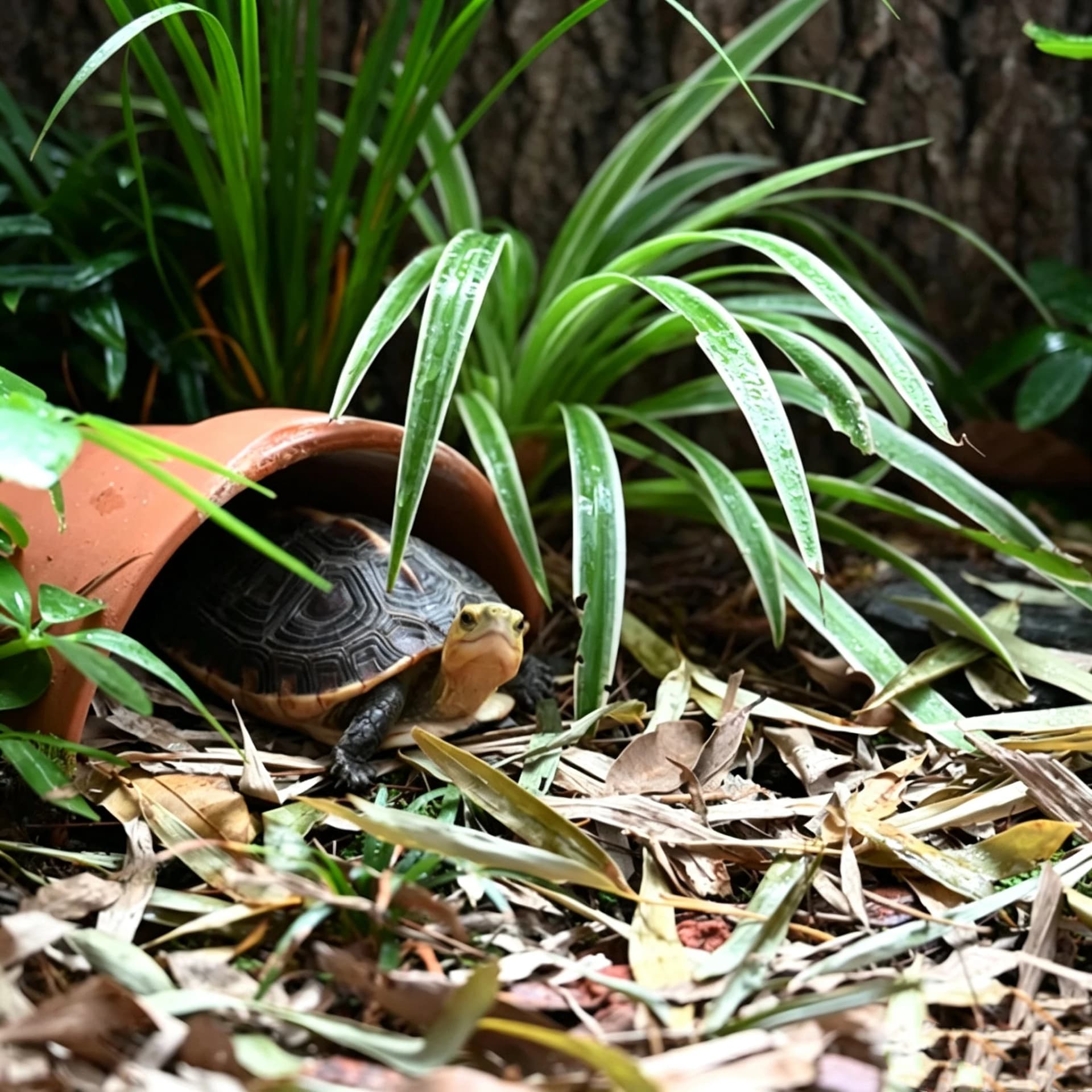 Natural Bamboo Leaf Bedding for Reptiles