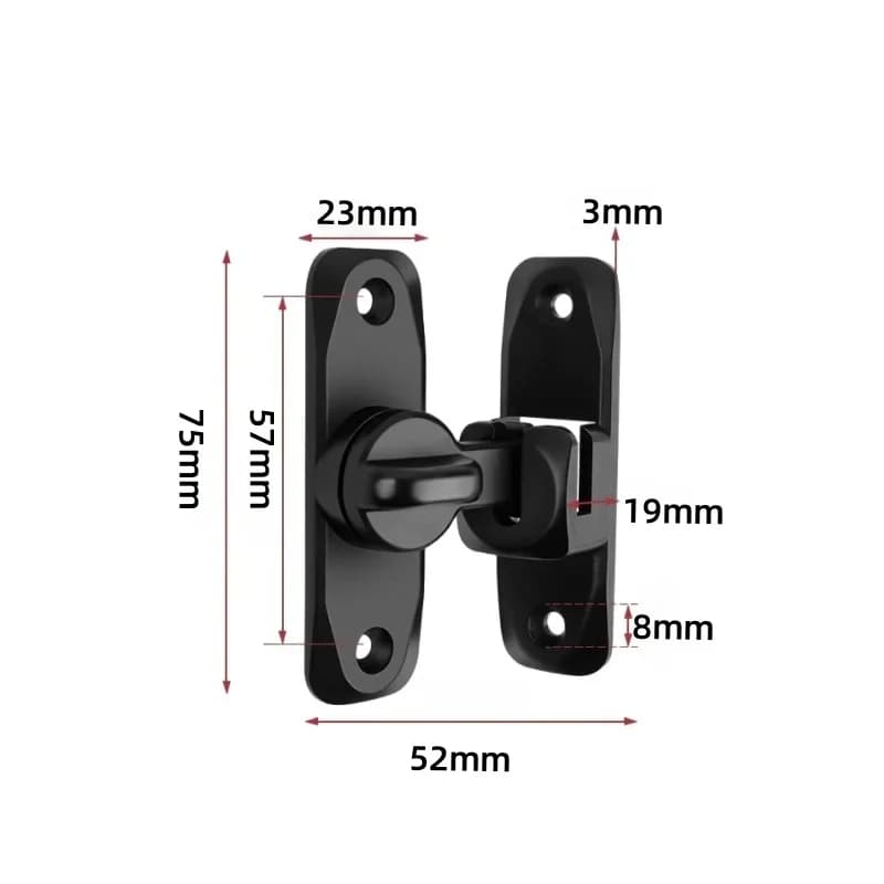 90/180 Degree Flip Door Latch Lock