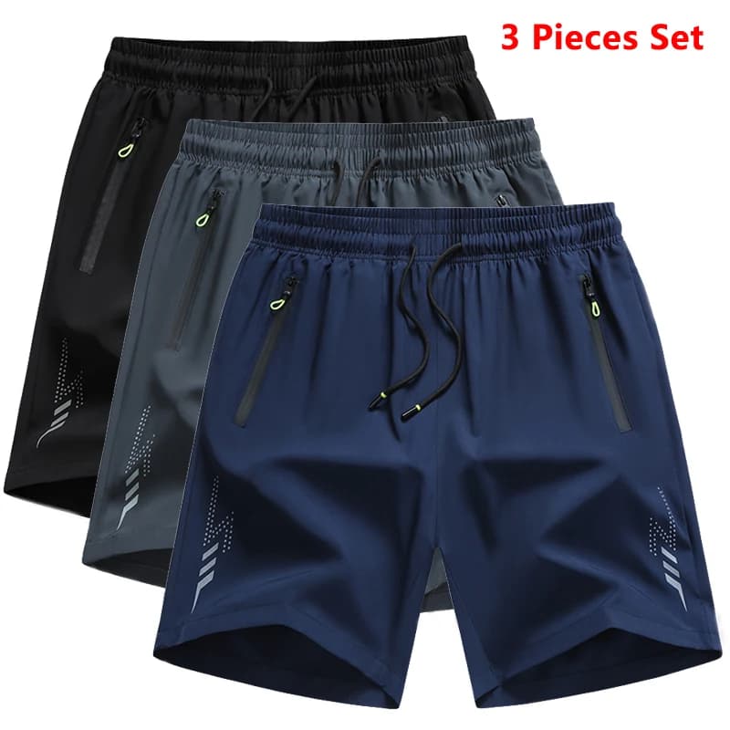 Men's Quick Dry Running Shorts 3-Pack