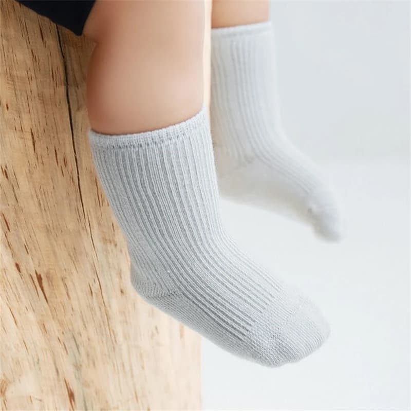 Cotton Baby Socks 3-Pairs Newborn to Toddler