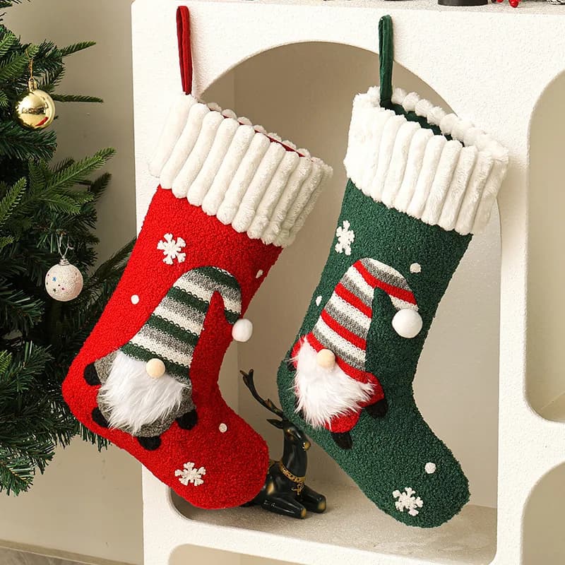 Soft Plush Christmas Stocking Ornament