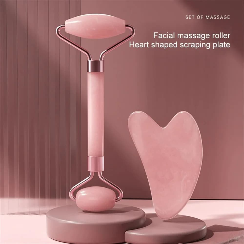 Facial Massage Roller Scraping Plate Scraping Board Face Neck Eye Muscle Relaxation Roller Beauty Skincare Health Care Tools