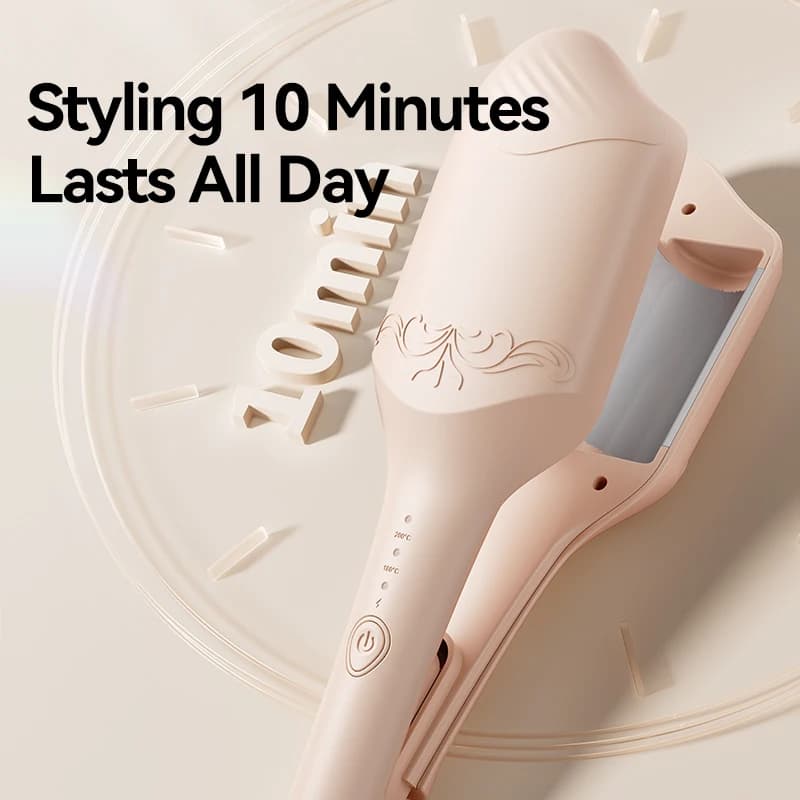 Temperature Adjustable Ceramic Wave Crimper