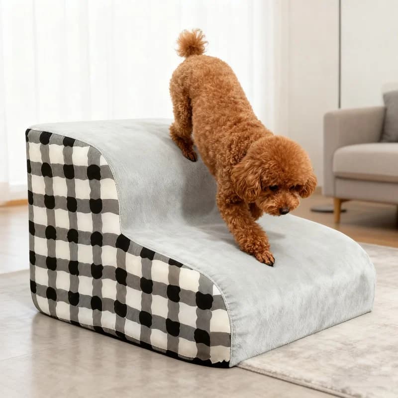 Pet Foam Stairs with Non-Slip Surface