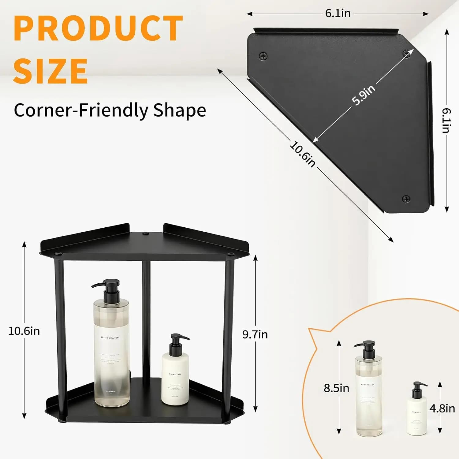 2-Tier Bathroom Counter Organizer
