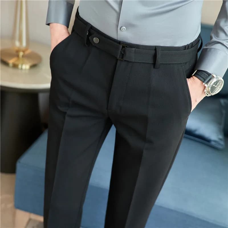 Men's Pinstripe Dress Pants
