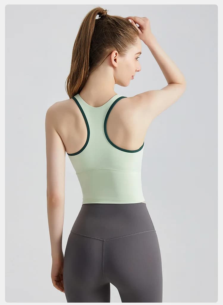 High-Impact Sports Bra with Shock-Absorbing Pads