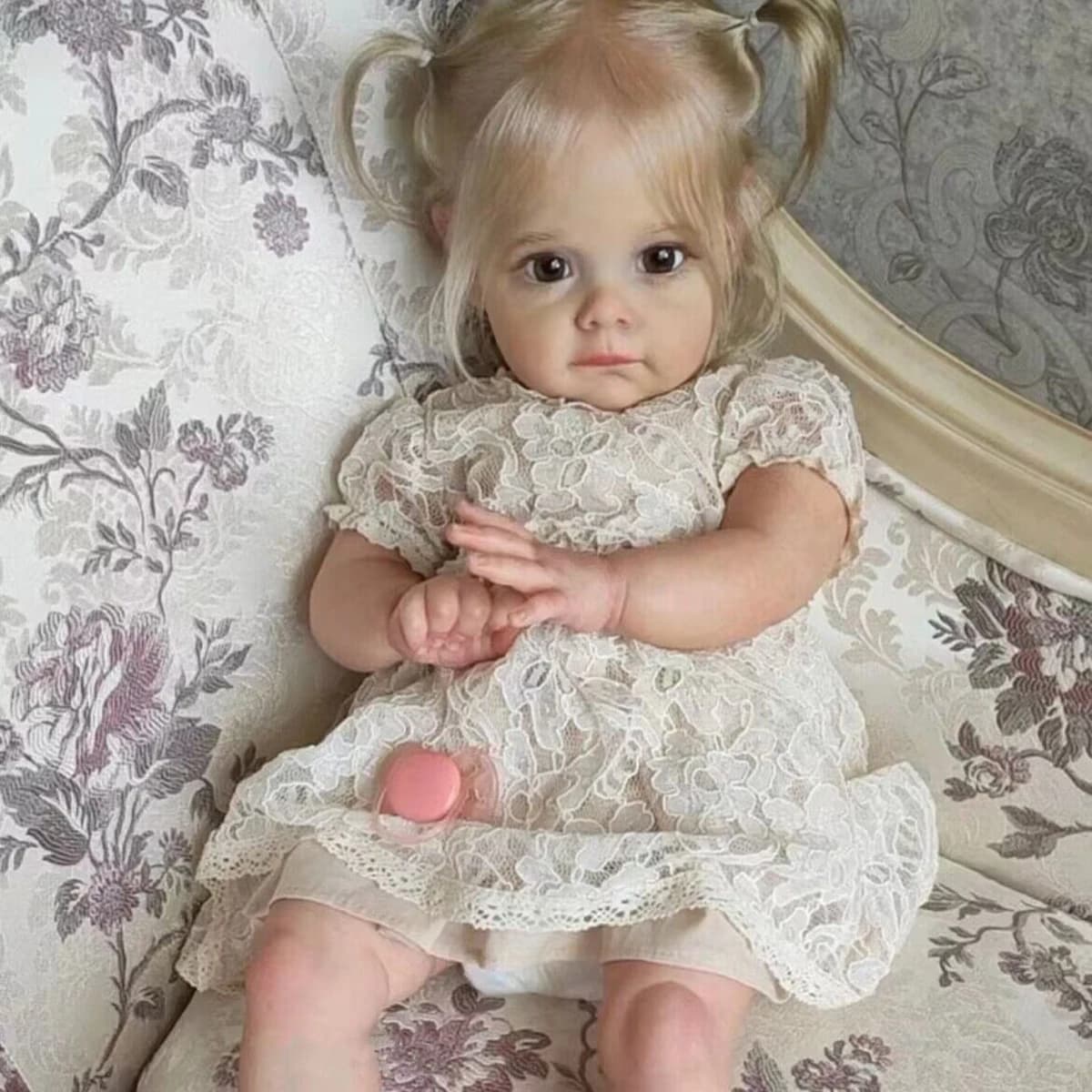 Handmade Reborn Baby Doll with Soft Silicone Skin