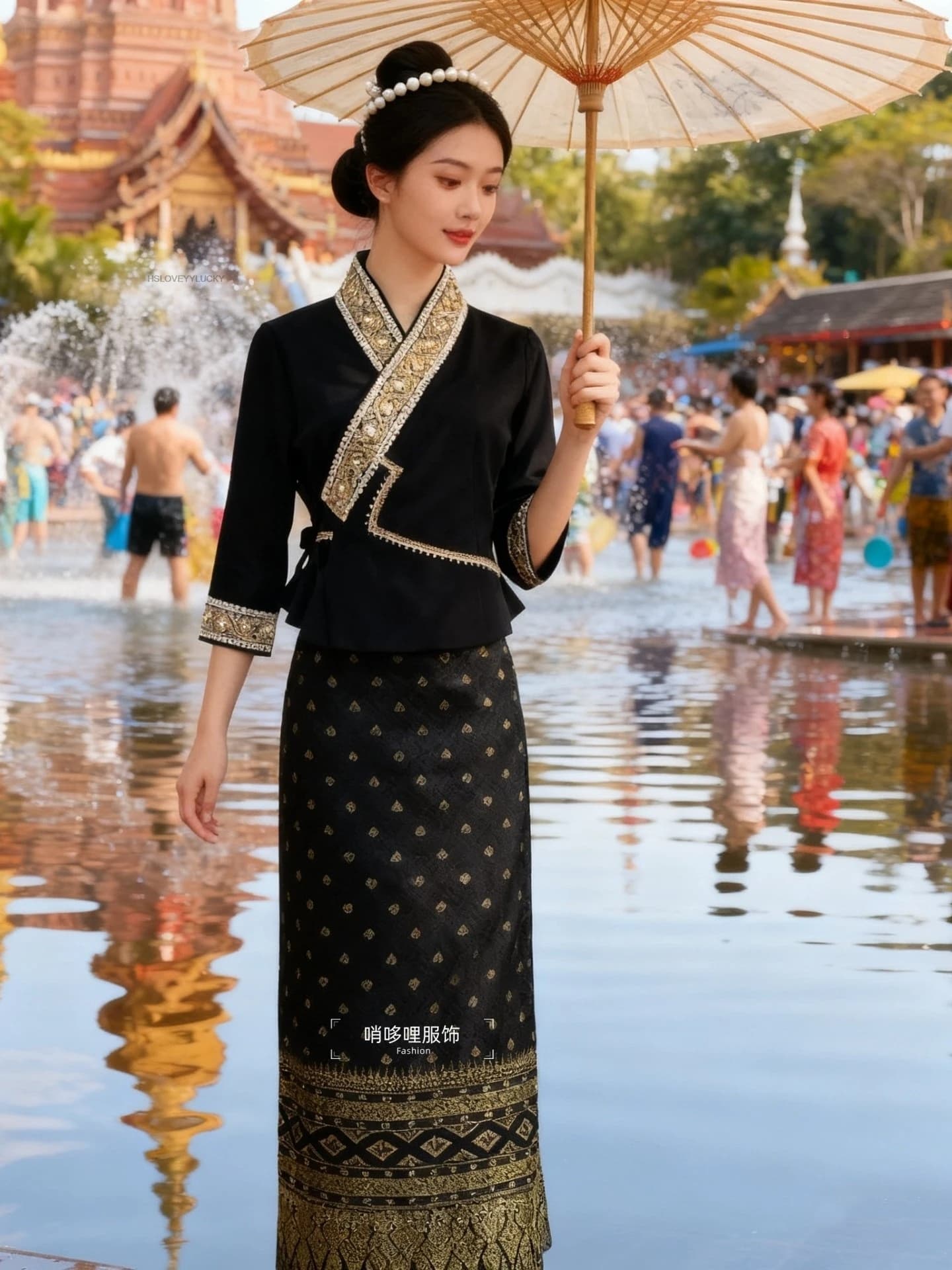 Women's Thai Traditional Festival Dress