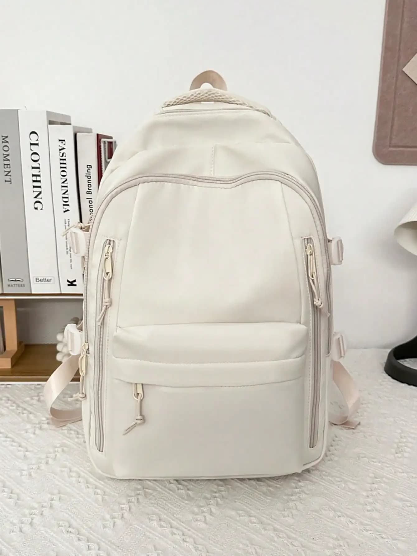 Lightweight Nylon Backpack with Laptop Compartment
