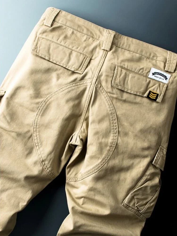 Men's Khaki Cargo Hiking Pants