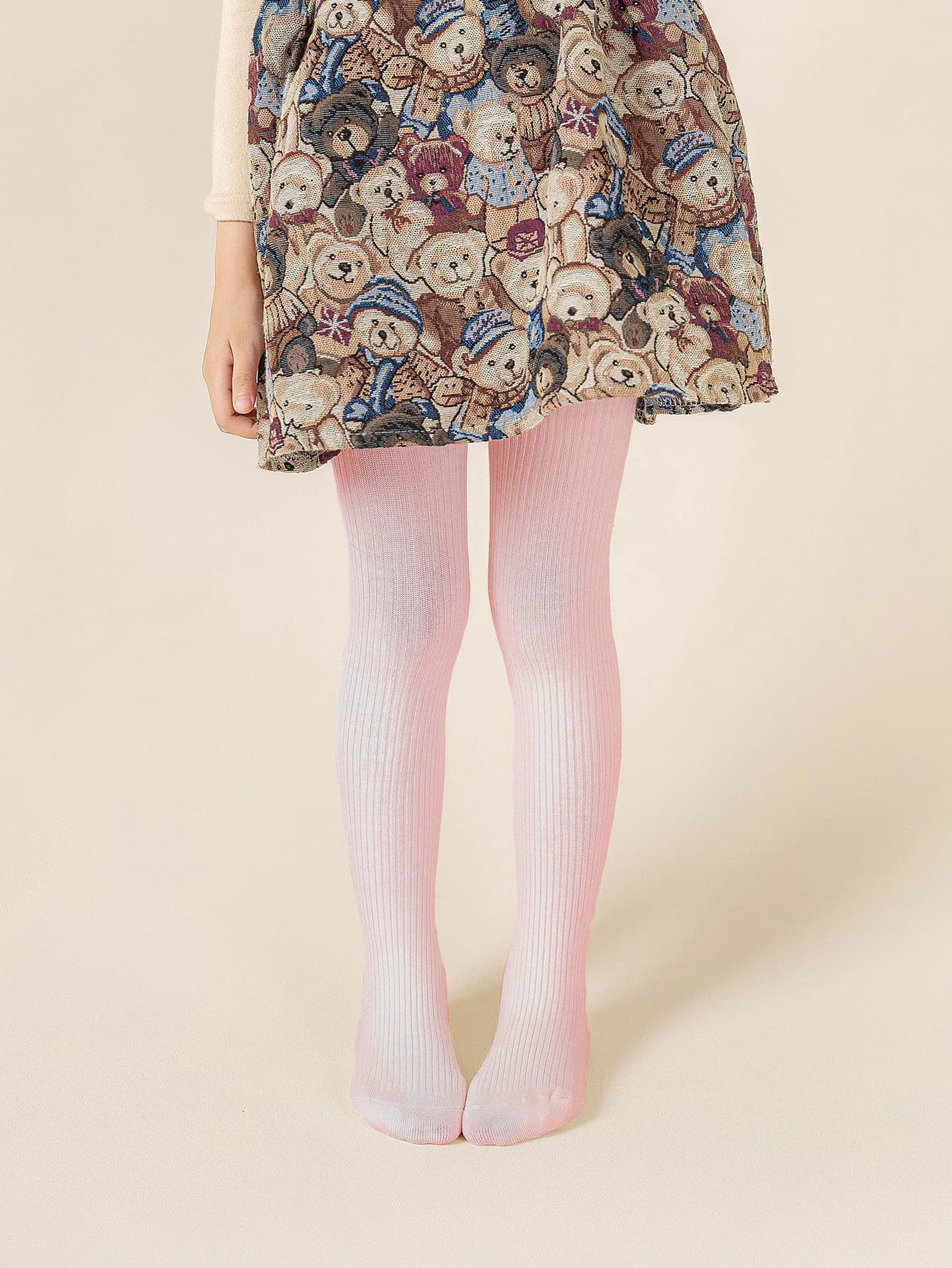 Girls Cotton Bowknot Tights