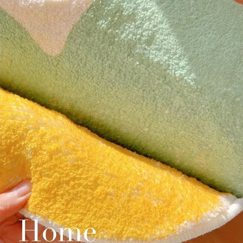 White Shaggy Large Area Rug For Home