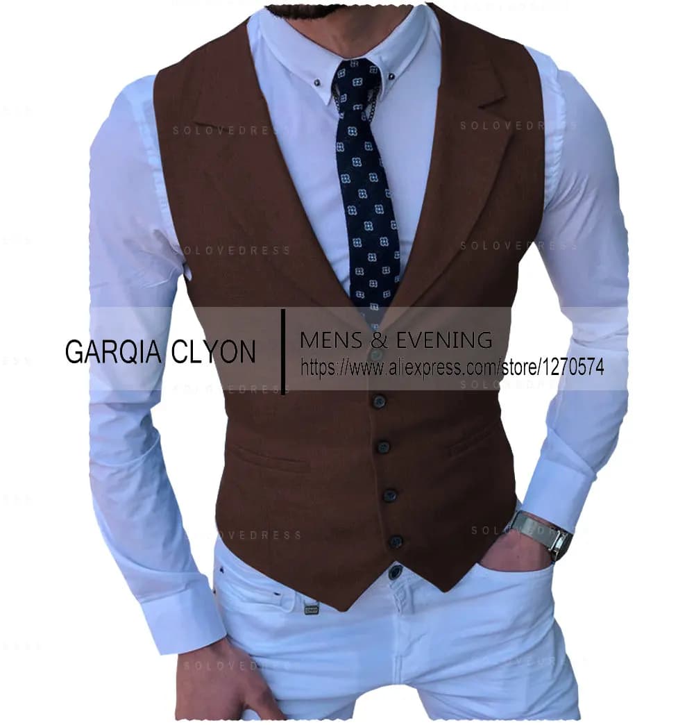 Men's Classic Single Breasted Vest Waistcoat
