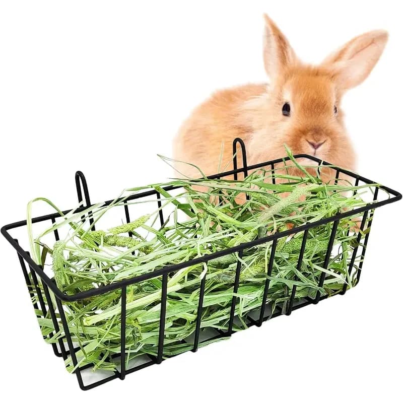 Metal Hay Rack for Rabbits and Guinea Pigs